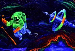 alte papierfabrik minigolf astronaut