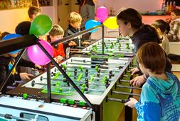 Kindergeburtstag Tischkickern