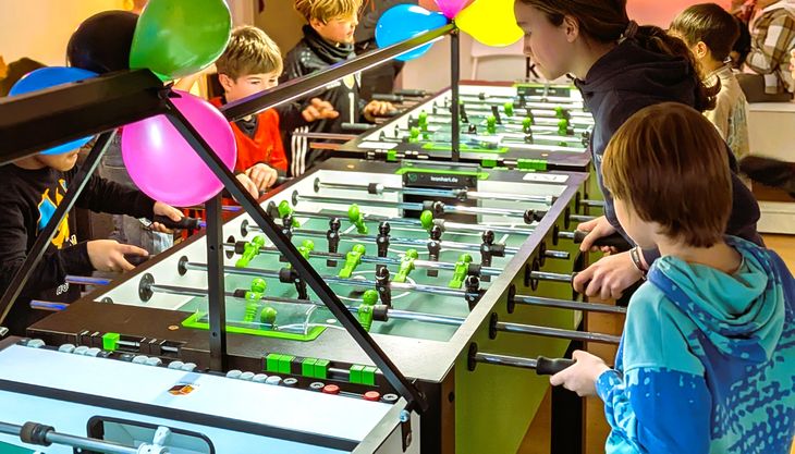 Kindergeburtstag Tischkickern