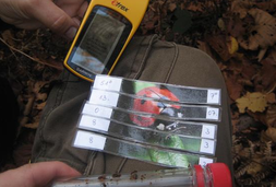 geocaching und schnitzeljagd bild x