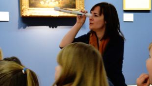 von der heydt museum kinder blicken auf bilder