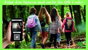 werbung qr schnitzljagd
